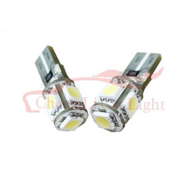 Can Bus Led-T10-Wedge-5X5050smd; Led Car Lights